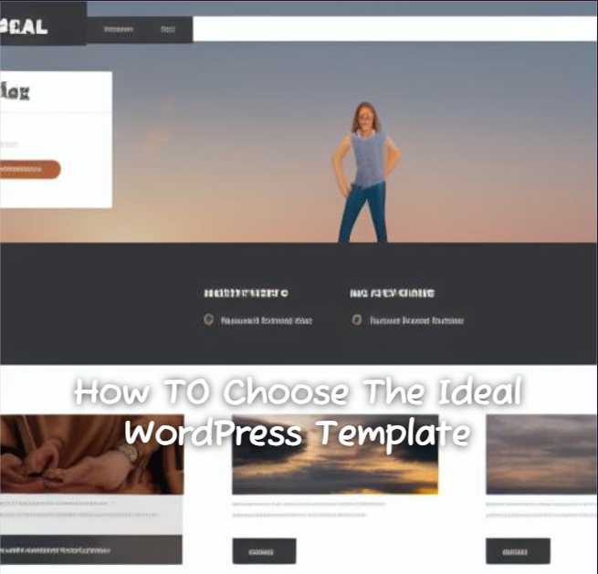 How TO Choose The Ideal WordPress Template