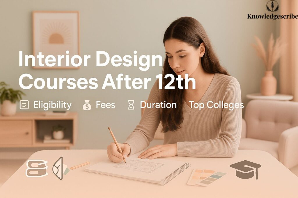 Interior Design Courses After 12th