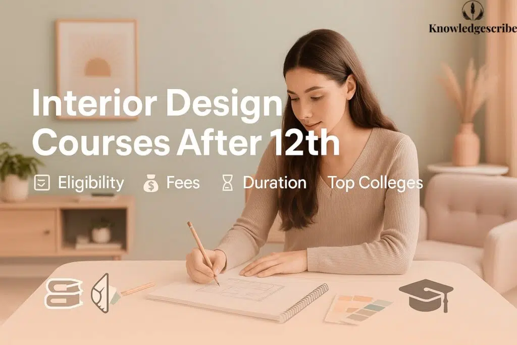 Interior Design Courses After 12th