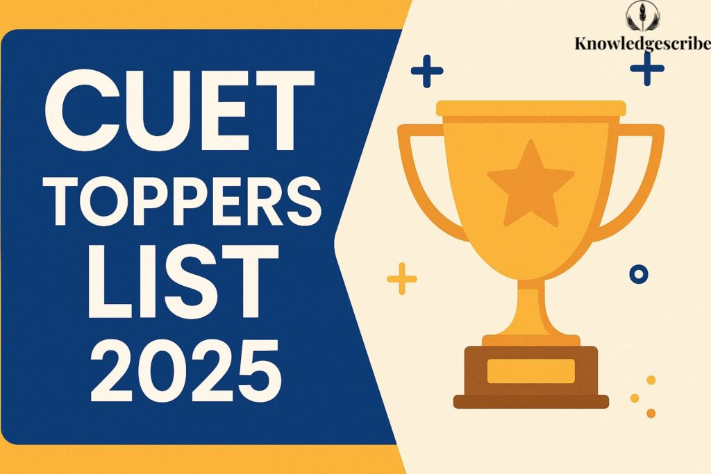 CUET Toppers List 2025