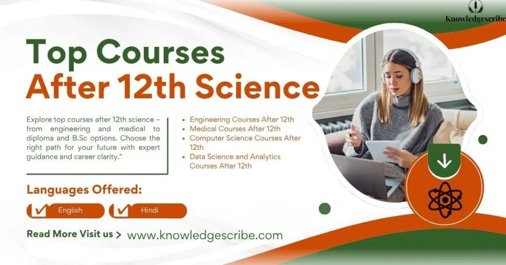 Top Courses After 12th Science