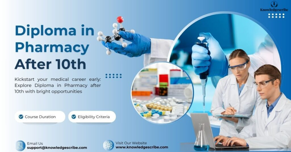 diploma in pharmacy after 10th