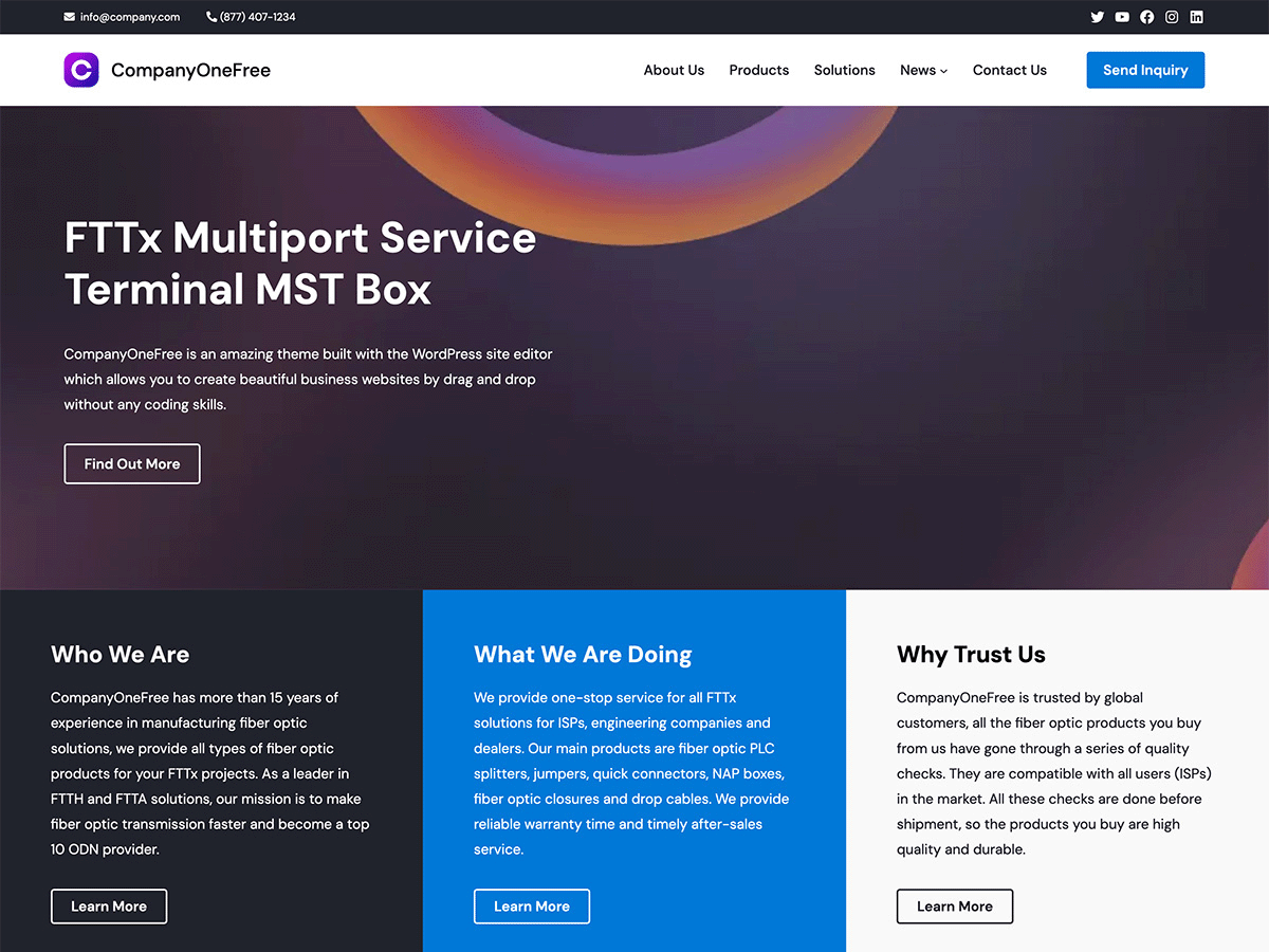 Free WordPress Themes : Download for Your Website 9 screenshot 2 1
