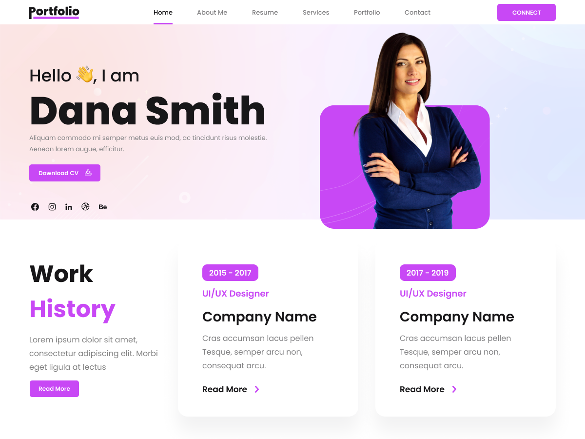 Free WordPress Themes : Download for Your Website 12 FSE Freelancer Portfolio