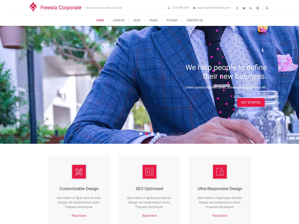 Free WordPress Themes : Download for Your Website 24 screenshot 18