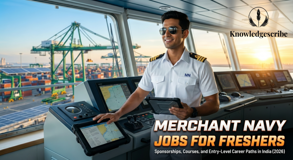 Merchant Navy Jobs 2026, Salary, Eligibility, Guide for Freshers in India