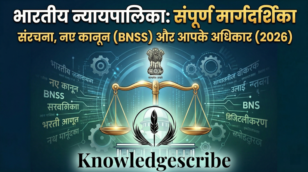 भारतीय न्यायपालिका: संरचना, नए कानून (BNSS) और नागरिक अधिकार 2026