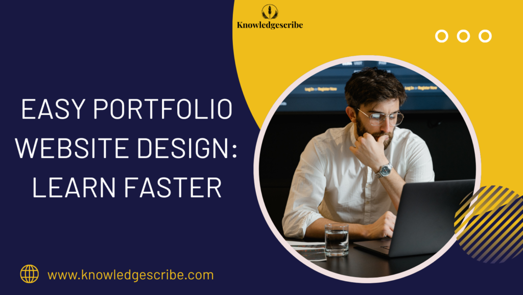 Easy Portfolio Website Design: Learn Faster 2027 1 easy portfolio website design: learn faster