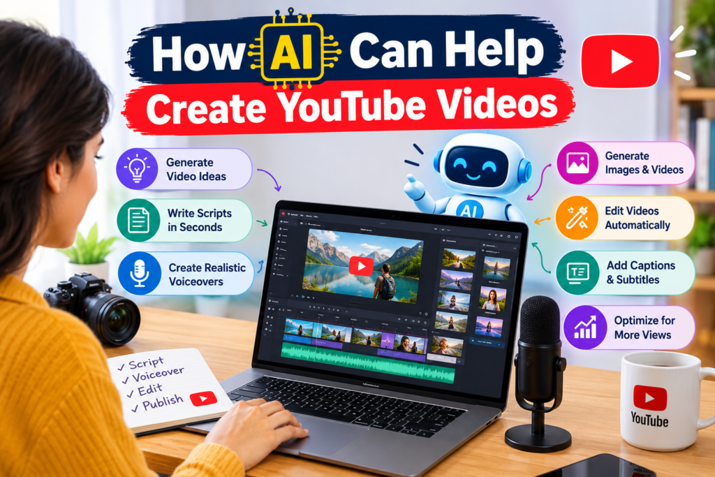 How AI Can Help Create YouTube Videos: 10 Powerful Ways