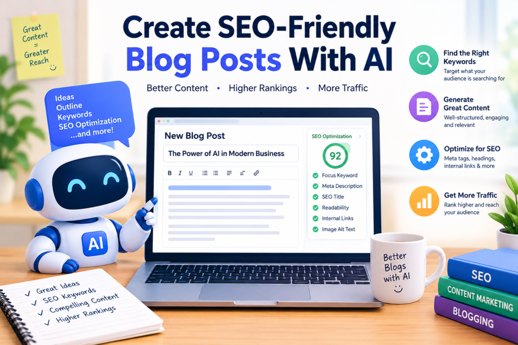 Create SEO-Friendly Blog Posts With AI
