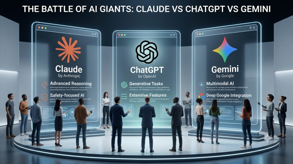 Claude vs ChatGPT vs Gemini: Best Complete AI Comparison for 2026 9 Claude vs ChatGPT vs Gemini: A Complete AI Comparison