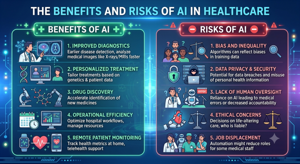 The Benefits and Risks of AI in Healthcare: 7 Powerful Insights 2 The Benefits and Risks of AI in Healthcare: 7 Powerful Insights